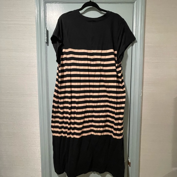 Striped t-shirt dress - Picture 2 of 5